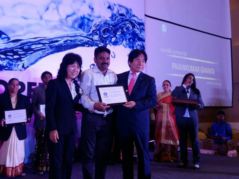 Dr.PAVAN KUMAR GHANTA with Kangen CEO